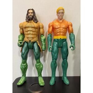 True Moves & Jason Momoa Aquaman 11.5" Action Figure 2018 Lot Mattel DC Comics